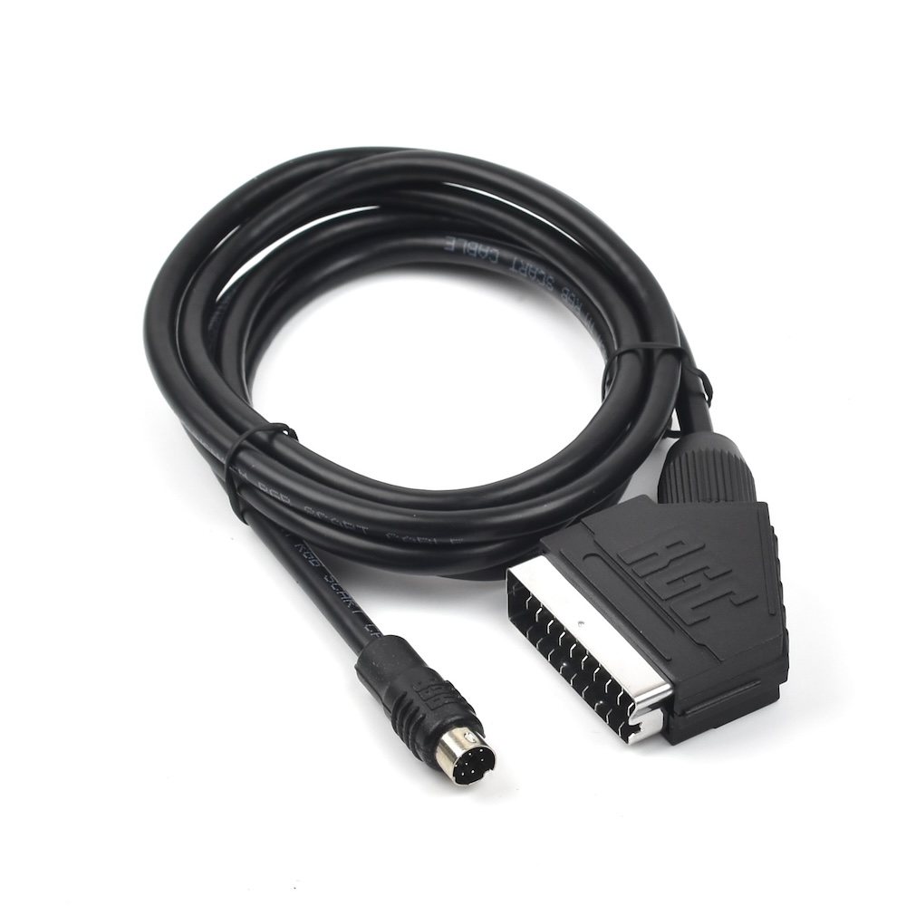 8pin Mini DIN To SCART EuroSCART For RGB Modified NES NESRGB Sega 